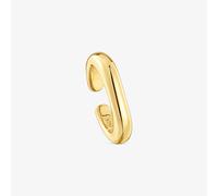 Tous - Anillo Abierto Con Baño De Oro 18 Kt Sobre Plata Line Talla 11