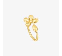 Tous - Anillo Abierto Con Baño De Oro De 18 Kt Sobre Plata Daisy Talla 11
