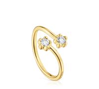 Tous - Anillo Abierto De Oro Con Diamantes Creados En Laboratorio Tous Lili Talla 11