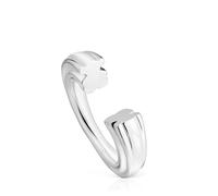 Tous - Anillo Abierto De Plata Y Motivo Oso Tous 1950 Talla 7