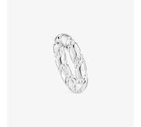 Tous - Anillo Grande De Plata Twisted Talla 18