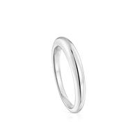 TOUS Anillo Liso para Mujer de Plata de Primera Ley, Colección Motivos