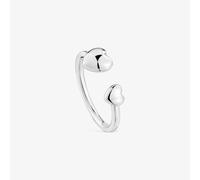 Tous - Anillo Pequeño Abierto De Plata Corazón My Other Half Talla 11