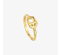 Tous - Anillo Pequeño Con Baño De Oro 18 Kt Sobre Plata Tous Manifesto Talla 15