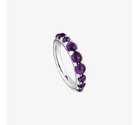 Tous - Anillo Pequeño De Plata Y Amatista Sugar Party Talla 8