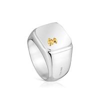 Tous - Anillo Sello Bicolor Motivo Oso Tous Man Talla 20