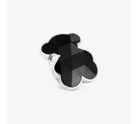 Tous - Anillo Sello Grande De Plata Y Motivo Oso En Ónix Icon Color Talla 10