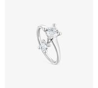 Tous - Anillo Solitario Y Motivo Colgante De Platino Con Diamantes Creados En Laboratorio 0,98 Ct Shine Lgd Talla 17
