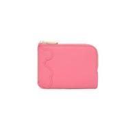 TOUS Anniversary Cartera Pequeña con Cremallera para Mujer, Color Rosa, Monedero Compacto con Detalles Decorativos, Cierre Dorado