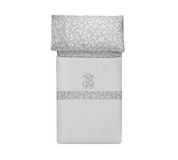 TOUS BABY - Juego de sabanas Home Kaos para la Cuna de tu Bebé. (Gris, S 80x115 cm)