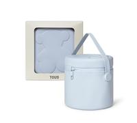 TOUS Baby Nevera Portátil para Bebé, Silicona con Interior de Film de Aluminio, Multicolor, 11x18,3 cm, para Alimentos y Biberones (Celeste)