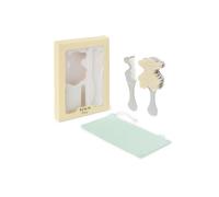 TOUS BABY - Set belleza Beauty de cepillo, peine y bolsa transportable para tu bebé. Color Gris.