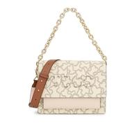 TOUS Bandolera Mediana Audree Chain Beige, Para Mujer, Medidas 20 x 25 x 12 cm, Colección Kaos Icon