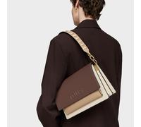 Tous - Bandolera Mediana Beige Y Marrón Audree Saffiano - Beige