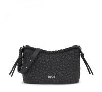 TOUS Bandolera Mediana Negra, Para Mujer, Medidas 17 x 28 x 12 cm, Colección Tous Puffy Bear