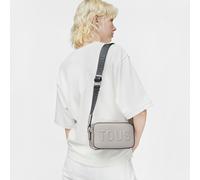 TOUS Bandolera Reporter Gris, Para Mujer, Medidas 13 x 20,5 x 7 cm, Colección Tous La Rue New