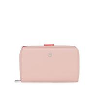 TOUS Billetera Mediana Rosa Y Beige, Para Mujer, Medidas 20 x 10 x 3 cm, Colección New Dubai