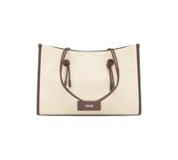 TOUS Bolso Shopper Grande Jacquard Beige Summer Holidays 2002439901