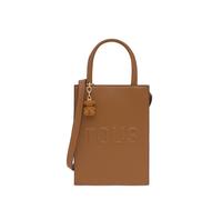 Bolso mini con cierre de botón magnético y doble asa.