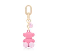 TOUS LLAVERO METAL BOLD BEAR ROSA-MULTI
