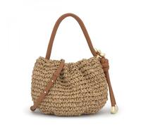 TOUS Bombonera camel de rafia Daisy