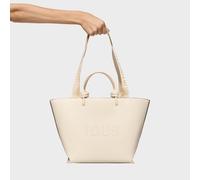 TOUS Capazo Mediano Beige, Para Mujer, Medidas 28,5 x 45 x 17,5 cm, Colección Tous La Rue New