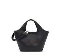 Tous - Capazo Mediano De Piel Negra Tous Lirio - Negro