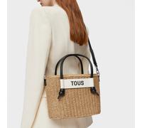 Tous - Capazo Mediano Negro Scoubidou - Natural