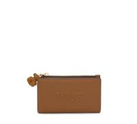 Billetera pequeña con cierre de cremallera.