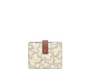 Tous Cartera Beige, para Mujer, Medidas 11 x 12 x 3,7 cm, Colección Kaos Icon