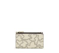 Tous Cartera Flat Beige, para Mujer, Medidas 8,5 x 14 x 2 cm, Colección Kaos Icon