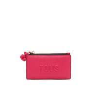 TOUS Cartera Fucsia, para Mujer, Medidas 8,5 x 14 x 2 cm, Colección Brenda