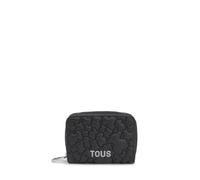 Tous Cartera Negra, para Mujer, Medidas 8 x 10,5 x 2,5 cm, Colección Puffy Bear