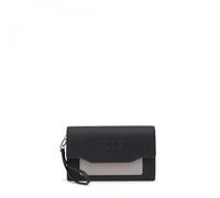 Tous - Clutch Negro Y Gris Audree Saffiano - Negro