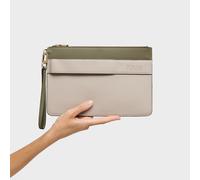 Tous - Clutch Topo Y Verde Oliva Audree Saffiano - Topo