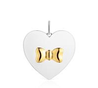 Tous - Colgante Corazón Motivo Lazo Bicolor Tous Ribbon - Bicolor