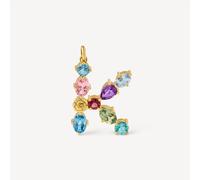 Tous - Colgante De Oro Letra K Con Gemas Tous Atelier - Multi
