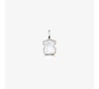 TOUS Colgante de Plata para Mujer con Motivo de Oso, 1.5 cm, Elegante y Simple, Colección Color.