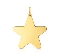 Tous - Colgante Mediano Estrella Con Baño De Oro 18 Kt Sobre Plata 27 Mm Sweet Dolls - Dorado