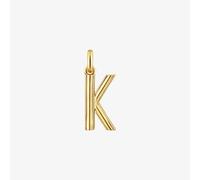 Tous - Colgante Mediano Letra K Con Baño De Oro 18 Kt Sobre Plata Alphabet - Dorado