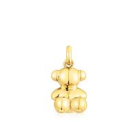 TOUS Colgante Oso Mediano para Mujer con Baño de Oro 18 Kt sobre Plata de Primera Ley, Colección Bold Bear