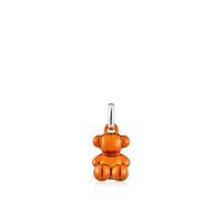 Tous - Colgante Oso Pequeño De Acero En Color Naranja Bold Bear - Naranja