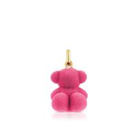 TOUS Colgante oso velvet en color rosa con baño de oro 18 kt sobre plata, Para Mujer, Colección Bold Bear