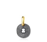 Tous - Colgante Pequeño Bicolor Oursin - Negro