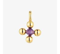 Tous - Colgante Pequeño Con Baño De Oro 18 Kt Sobre Plata Y Amatista Sugar Party - Lila