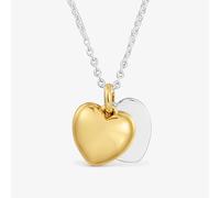 Tous - Collar Bicolor Doble Corazón 11 Mm Tous Flechazo - Bicolor