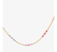 Tous - Collar Con Baño De Oro 18 Kt Sobre Plata Y Esmalte Bold Bear - Multi