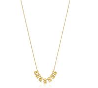 TOUS Collar corto con baño de oro 18 kt sobre plata y detalle, Para Mujer, Colección Bold Bear