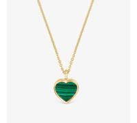 Tous - Collar Corto De Oro 14 Kt Y Malaquita Xxs - Verde
