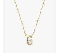 Tous - Collar Corto De Oro Y 0,05 Ct De Diamantes Letra G Alphabet - Transparente